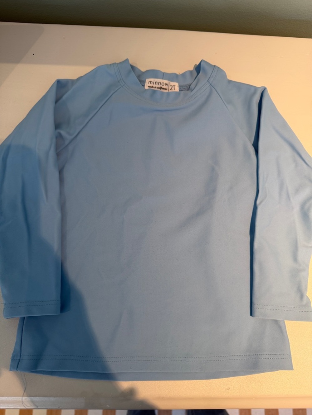 Minnow Light Blue Kids Long-Sleeve Shirt - 2T